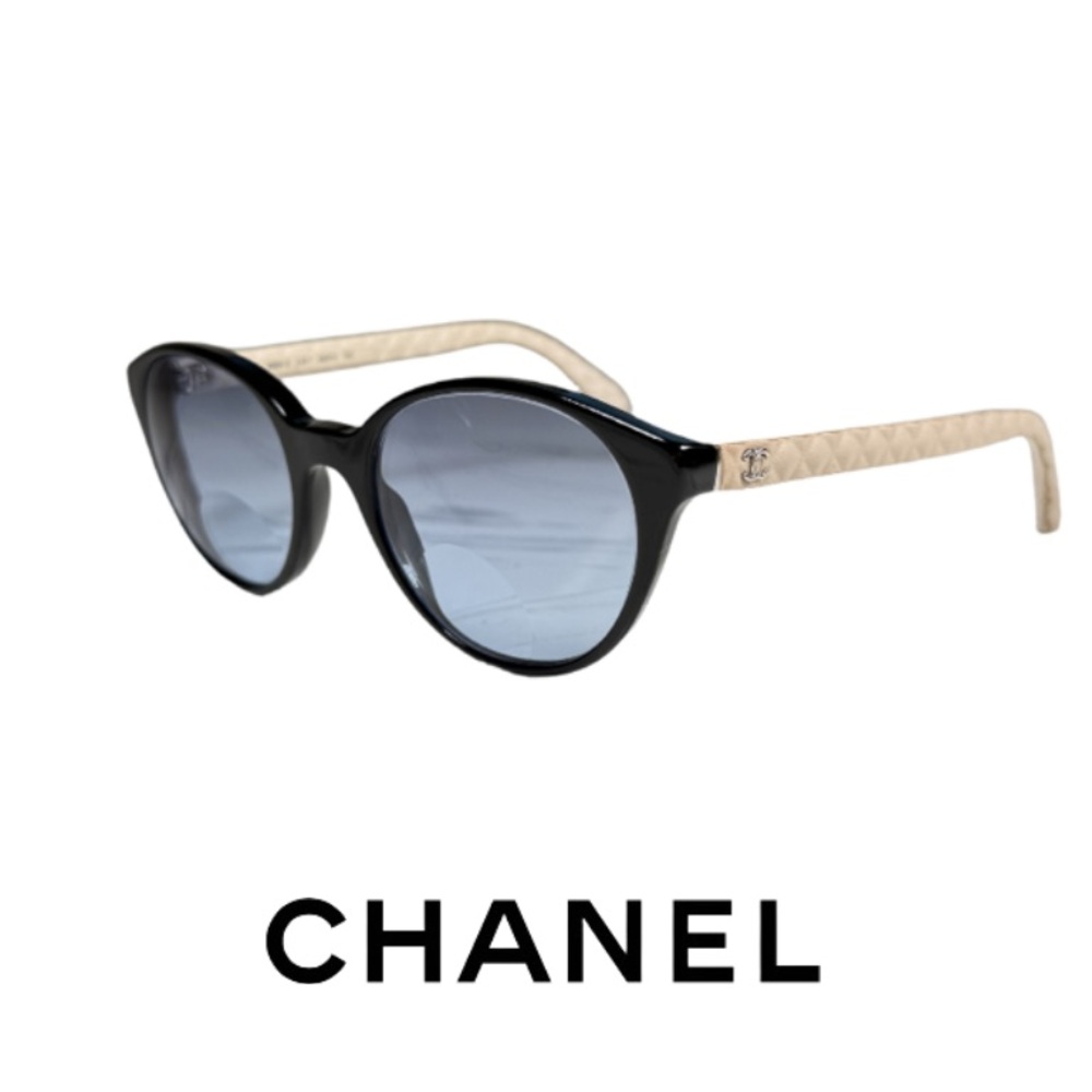 CHANEL | Eye Glasses Frames Quilted Leather Luxury Italian Classic CC Rare Posh